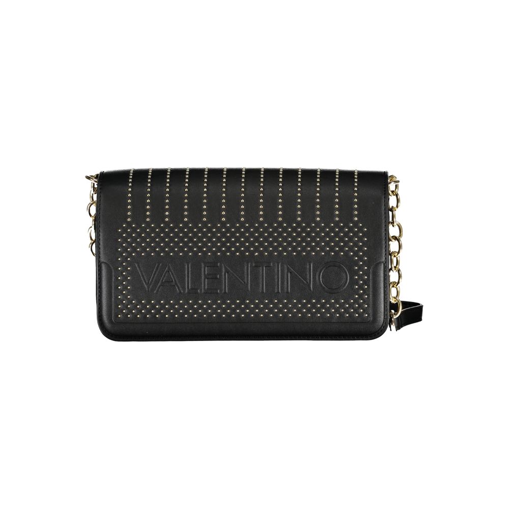 Mario Valentino Nero Polyurethane Women Shoulder Bag - ClickThatClicks 