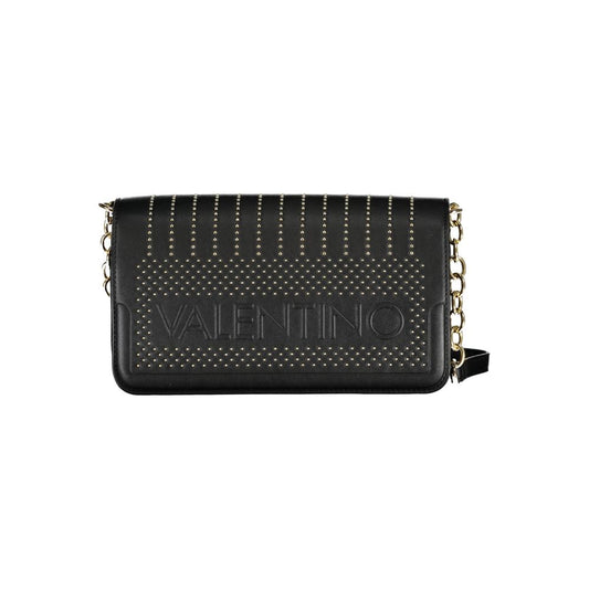 Mario Valentino Nero Polyurethane Women Shoulder Bag - ClickThatClicks 