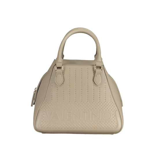 Mario Valentino Beige Polyurethane Women Handbag - ClickThatClicks 