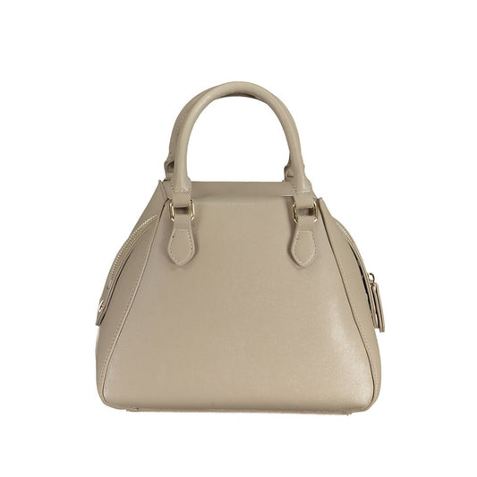 Mario Valentino Beige Polyurethane Women Handbag - ClickThatClicks 