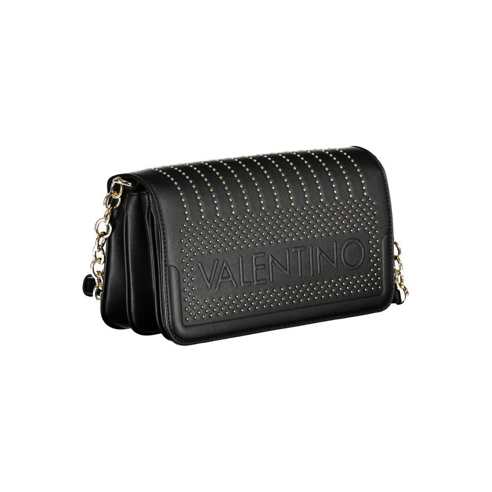 Mario Valentino Nero Polyurethane Women Shoulder Bag - ClickThatClicks 