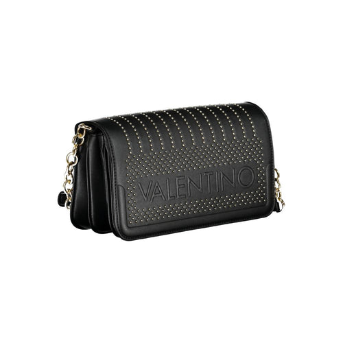 Mario Valentino Nero Polyurethane Women Shoulder Bag - ClickThatClicks 