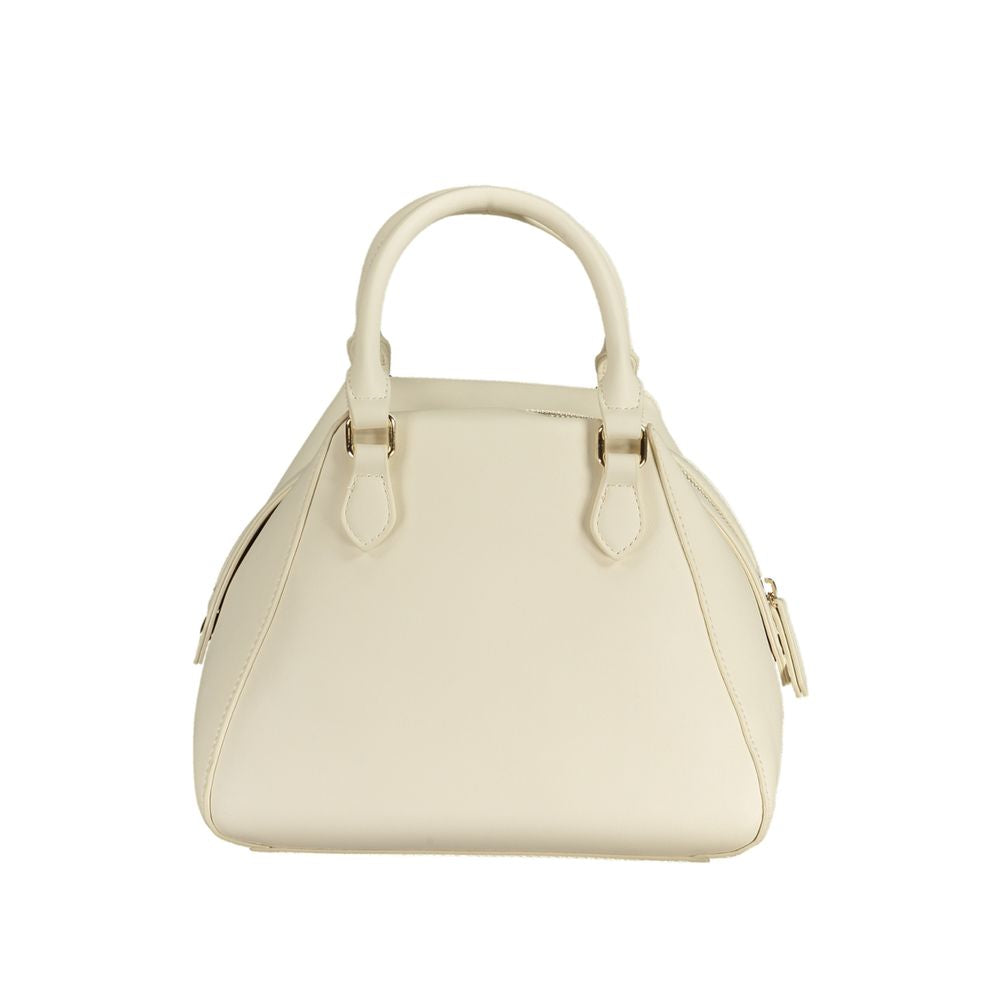 Mario Valentino Bianco Polyurethane Women Handbag - ClickThatClicks 