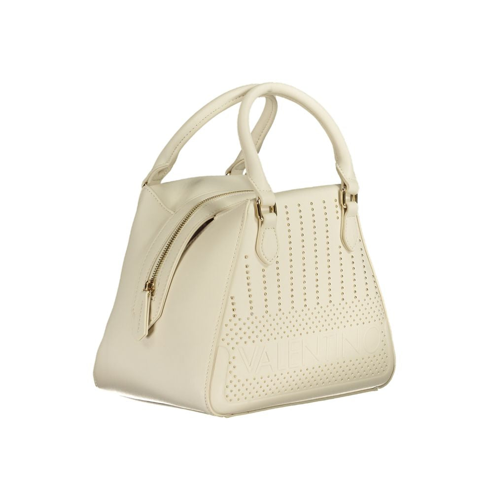 Mario Valentino Bianco Polyurethane Women Handbag - ClickThatClicks 