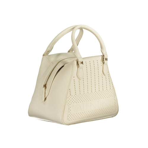 Mario Valentino Bianco Polyurethane Women Handbag - ClickThatClicks 