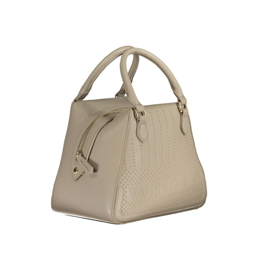 Mario Valentino Beige Polyurethane Women Handbag - ClickThatClicks 