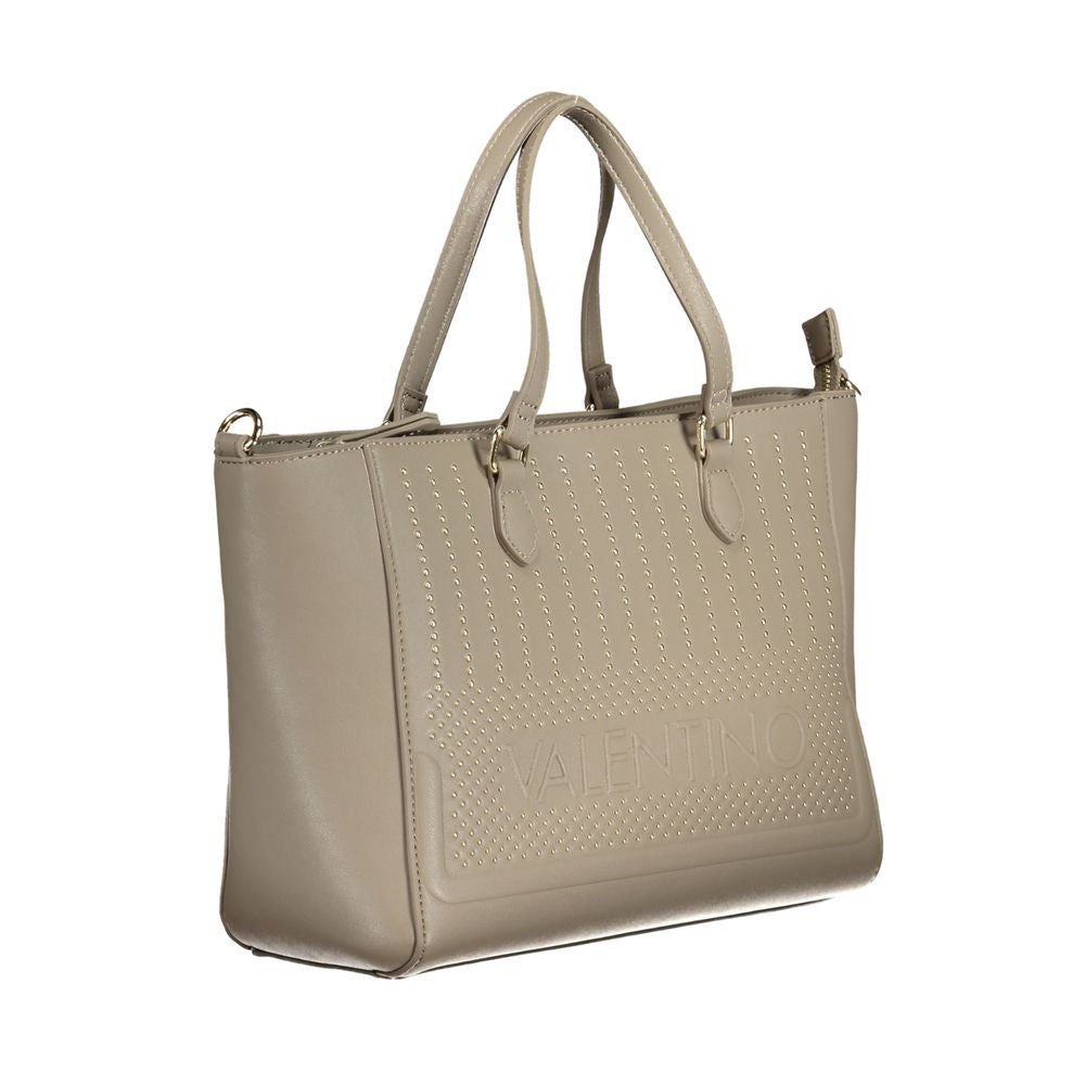 Mario Valentino Beige Polyurethane Women Handbag - ClickThatClicks 
