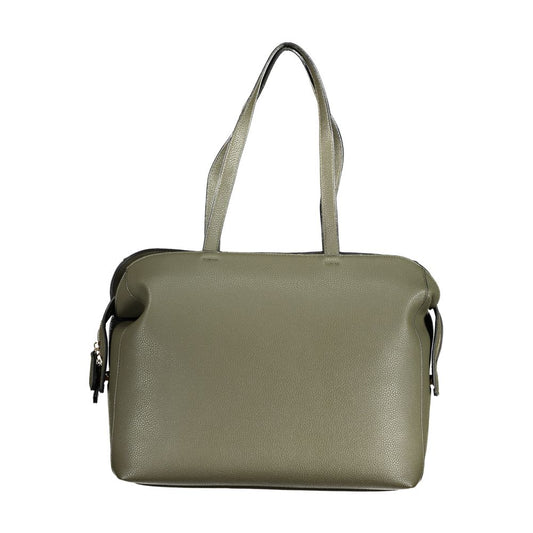 Mario Valentino Verde Polyurethane Women Shoulder Bag - ClickThatClicks 