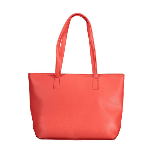 Mario Valentino Rosso Poliuretano Women Handbag - ClickThatClicks 