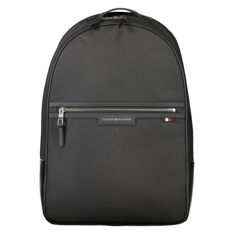 Tommy Hilfiger Black Polyester Backpack