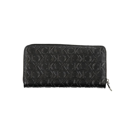 Calvin Klein Black Polyurethane Women Wallet - ClickThatClicks 
