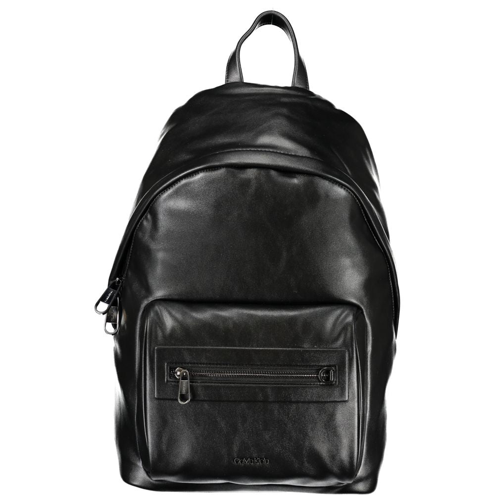 Calvin Klein Black Polyester Men's Backpack - ClickThatClicks 