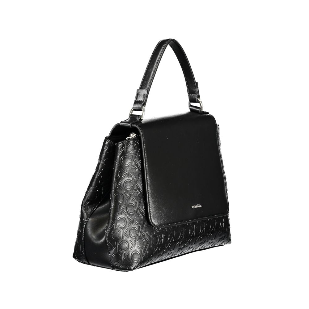 Calvin Klein Black Polyester Women Handbag - ClickThatClicks 
