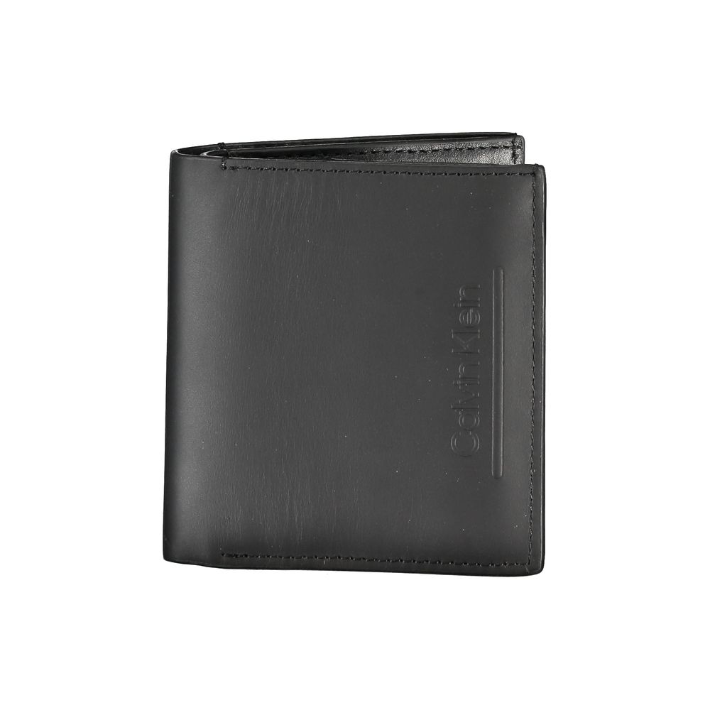 Calvin Klein Black Leather Men Wallet - ClickThatClicks 