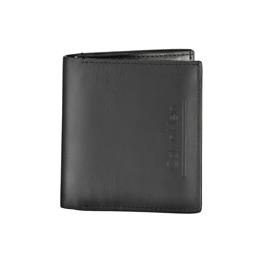 Calvin Klein Black Leather Men Wallet - ClickThatClicks 
