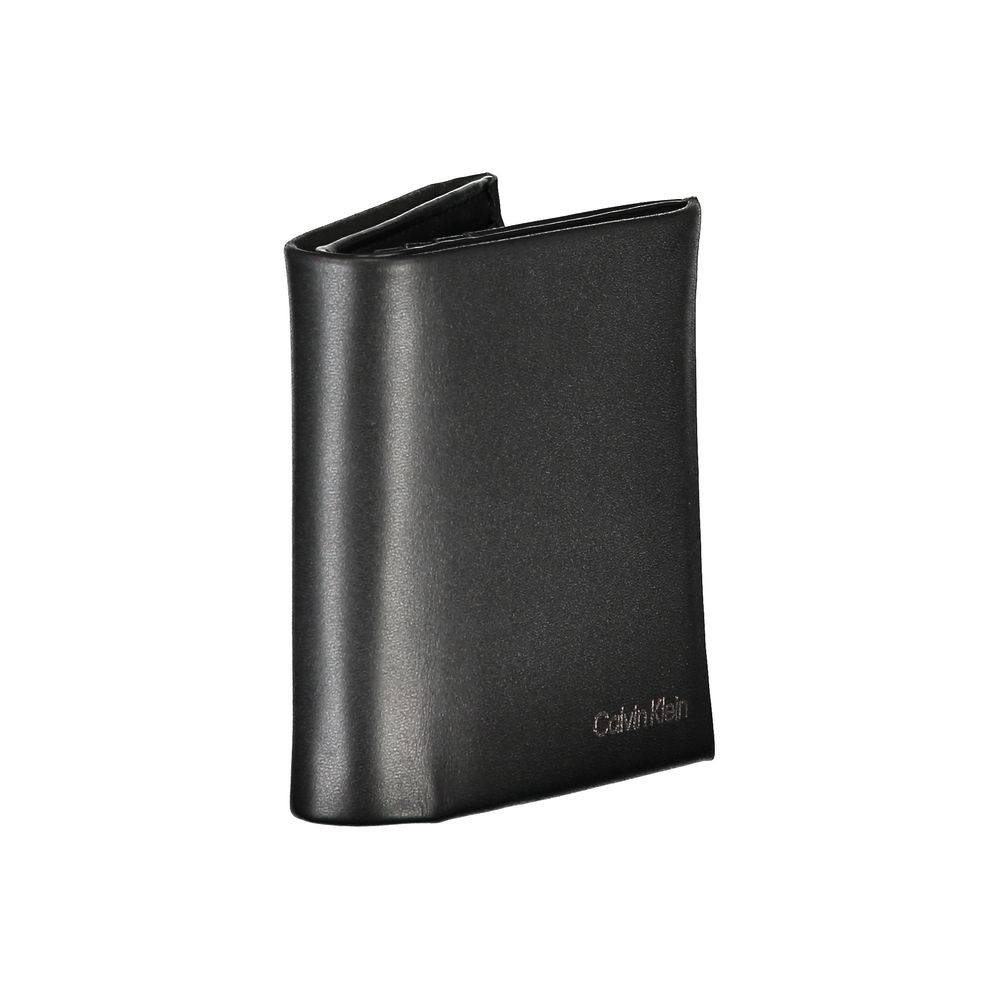 Calvin Klein Nero Polyurethane Men Wallet - ClickThatClicks 