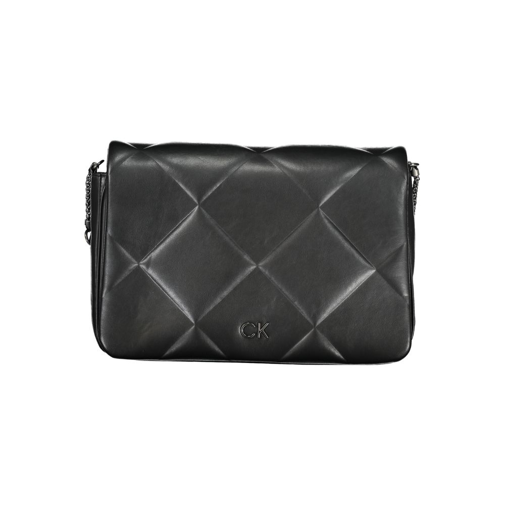 Calvin Klein Black Polyester Women's Shoulder Bag - ClickThatClicks 