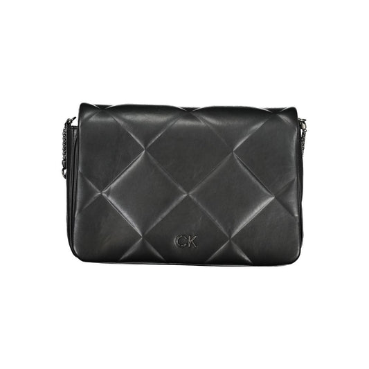 Calvin Klein Black Polyester Women's Shoulder Bag - ClickThatClicks 