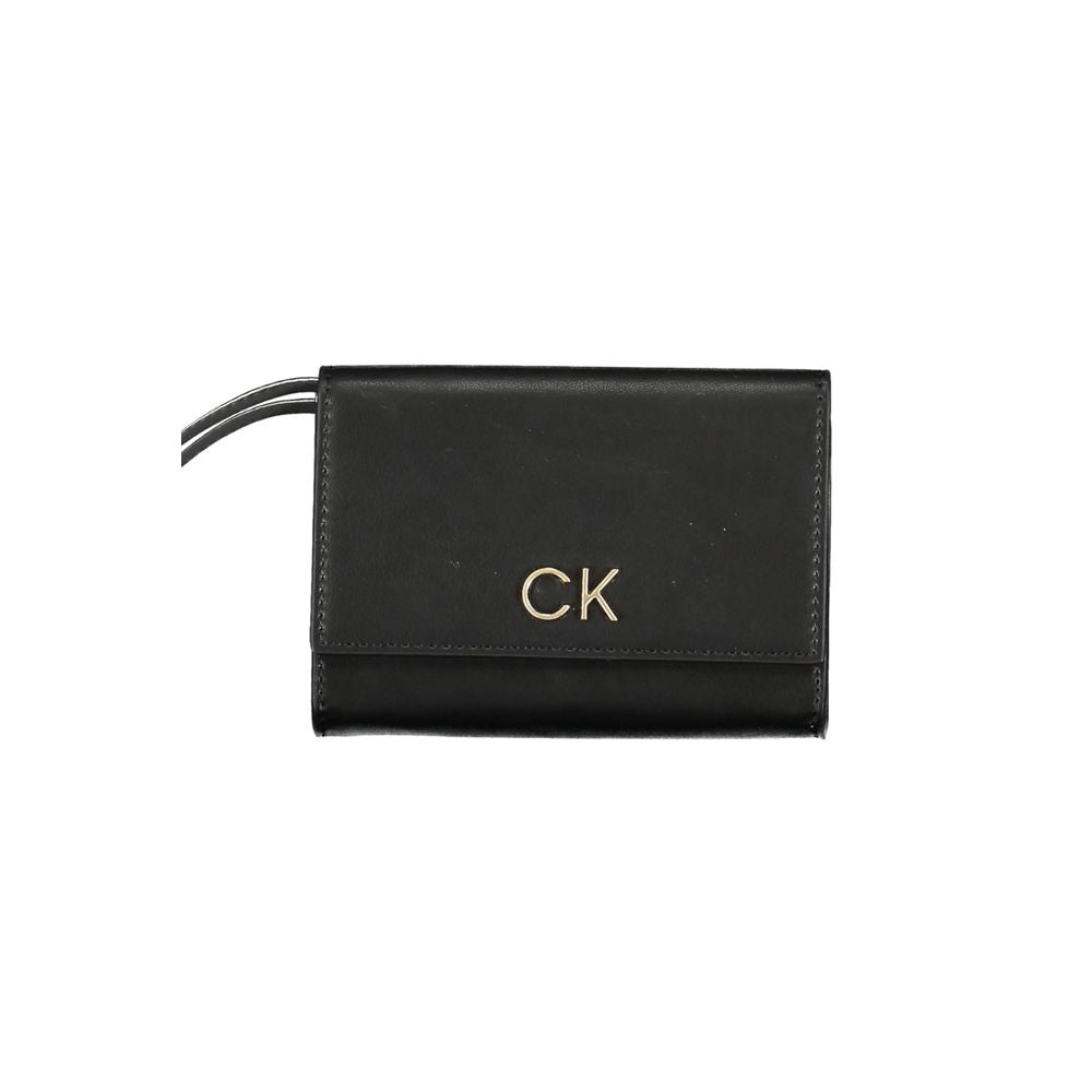 Calvin Klein Black Polyester Women Wallet - ClickThatClicks 