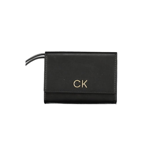 Calvin Klein Black Polyester Women Wallet - ClickThatClicks 