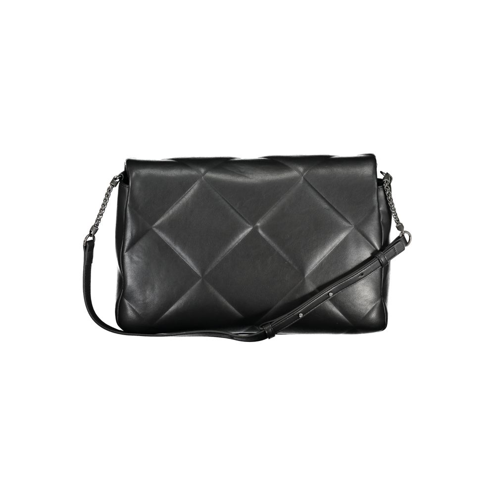 Calvin Klein Black Polyester Women's Shoulder Bag - ClickThatClicks 