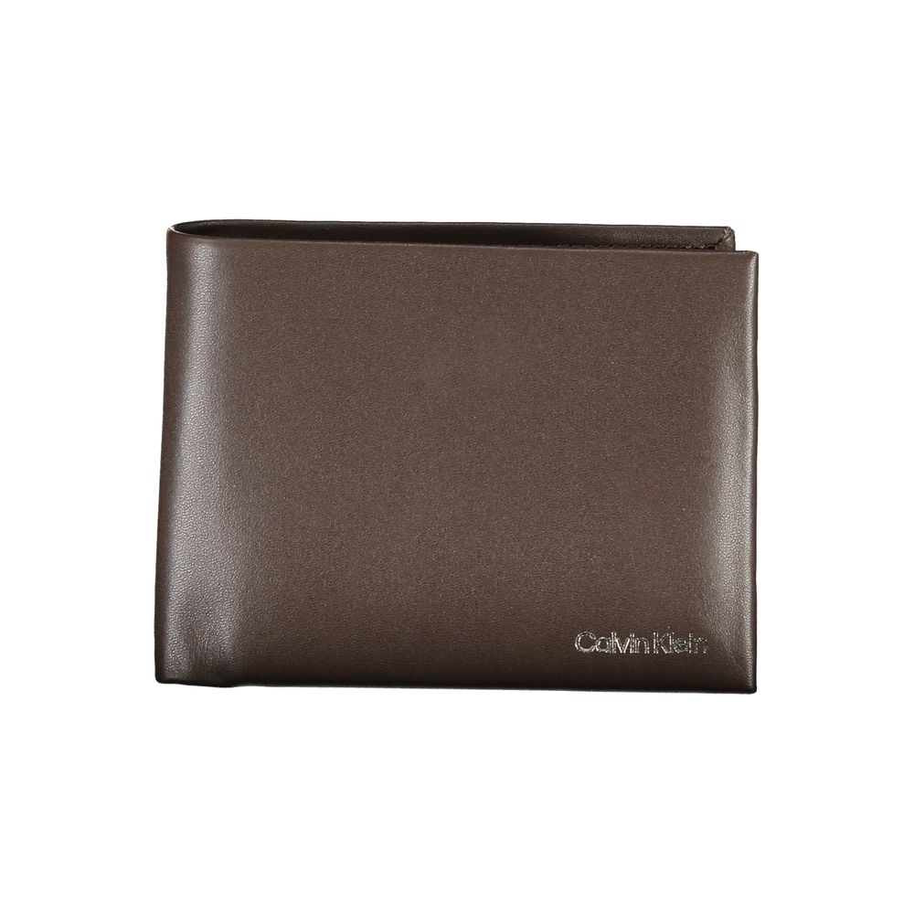 Calvin Klein Marrone Leather Men Wallet - ClickThatClicks 