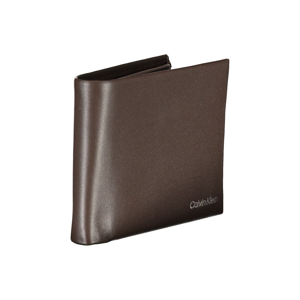 Calvin Klein Marrone Leather Men Wallet - ClickThatClicks 