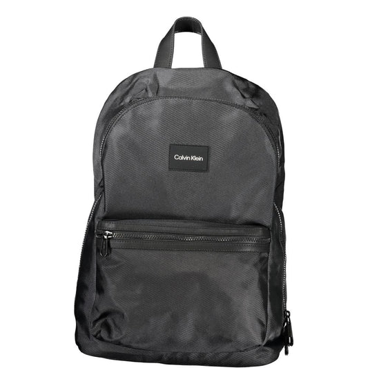 Calvin Klein Black Polyester Men's Backpack - ClickThatClicks 