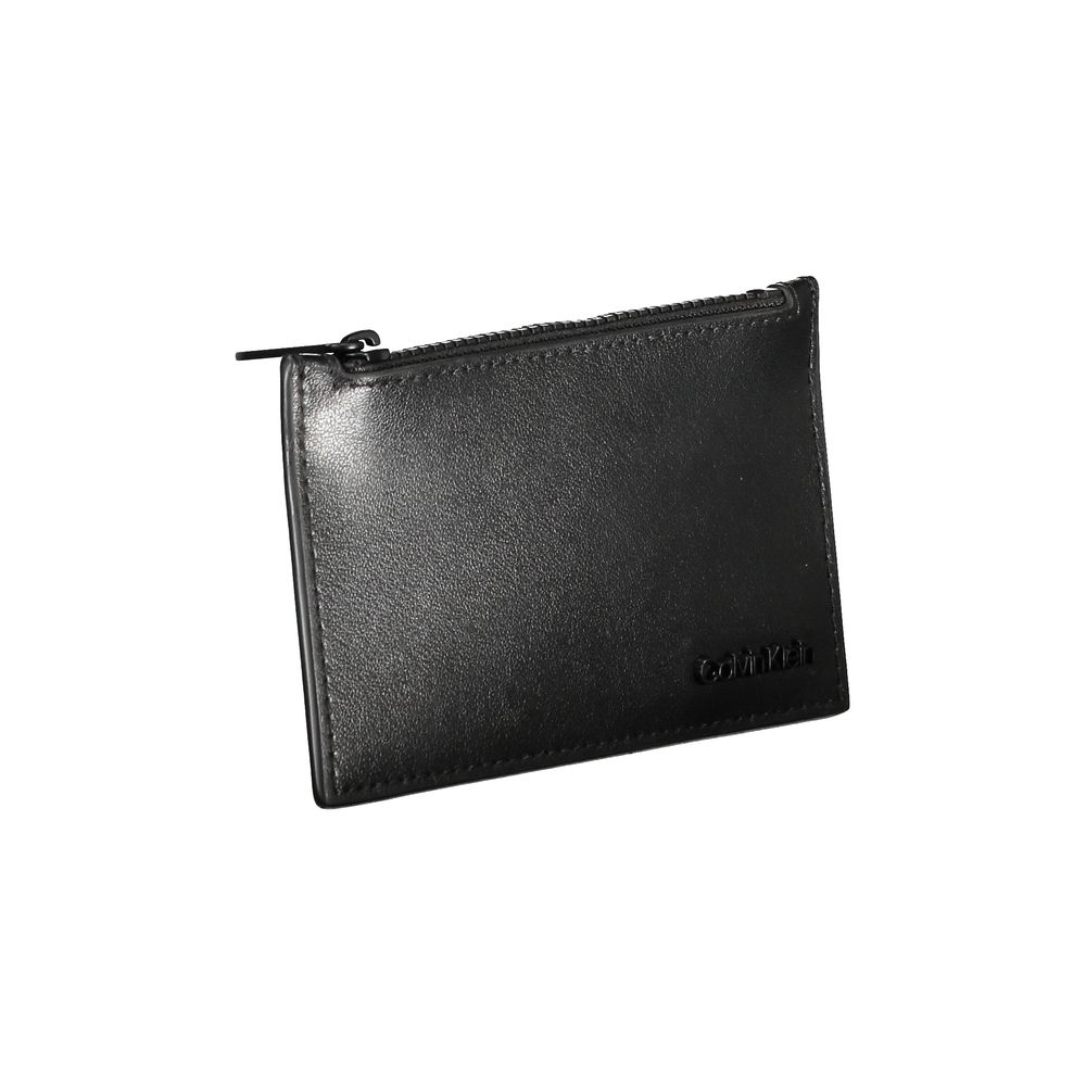 Calvin Klein Black Leather Men Wallet - ClickThatClicks 