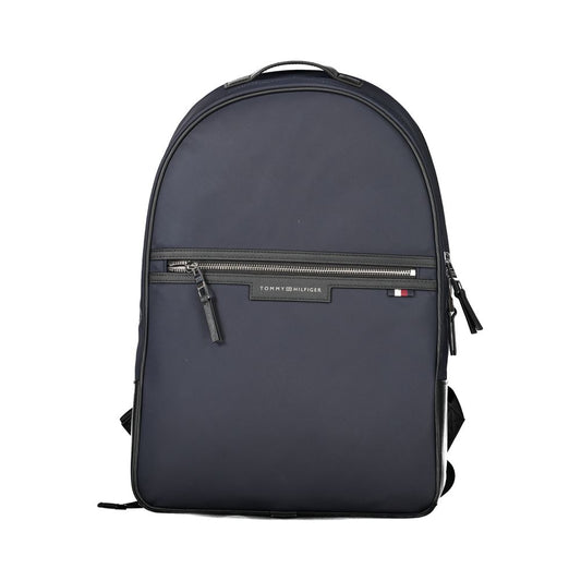 Tommy Hilfiger Blue Recycled Polyester Men Backpack - ClickThatClicks 