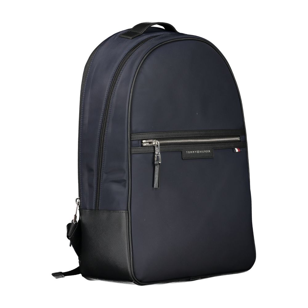 Tommy Hilfiger Blue Recycled Polyester Men Backpack - ClickThatClicks 
