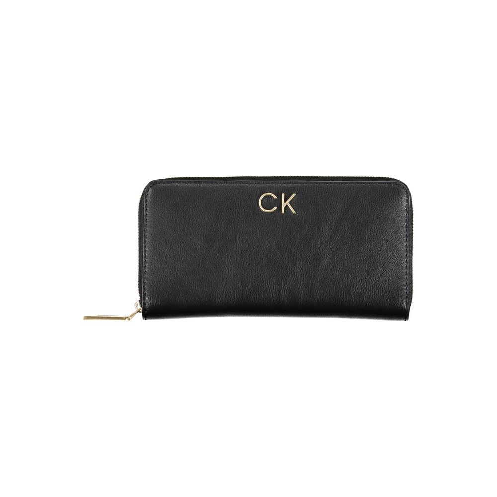 Calvin Klein Black Polyester Women Wallet - ClickThatClicks 