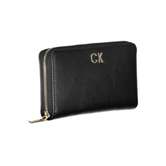 Calvin Klein Black Polyester Women Wallet - ClickThatClicks 