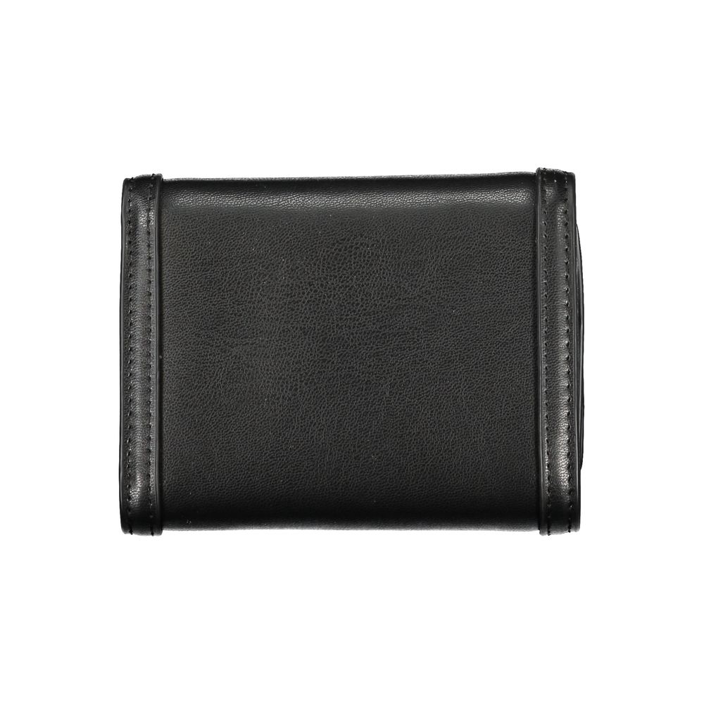 Tommy Hilfiger Black Polyurethane Women Wallet - ClickThatClicks 