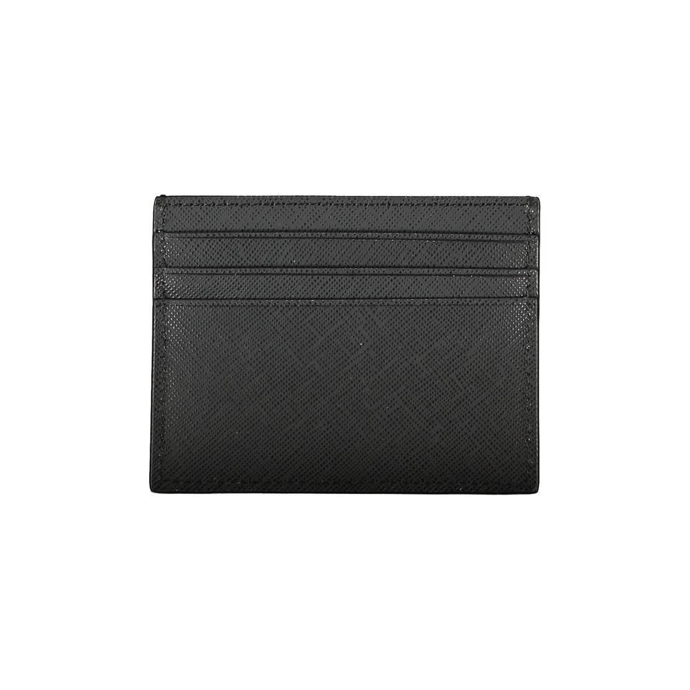 Tommy Hilfiger Black Leather Men Wallet - ClickThatClicks 