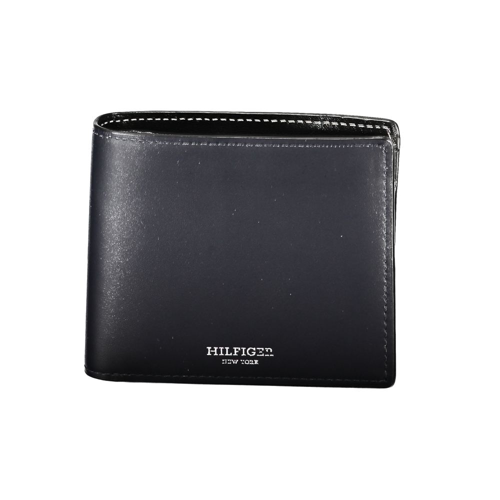 Tommy Hilfiger Blue Leather Men Wallet - ClickThatClicks 