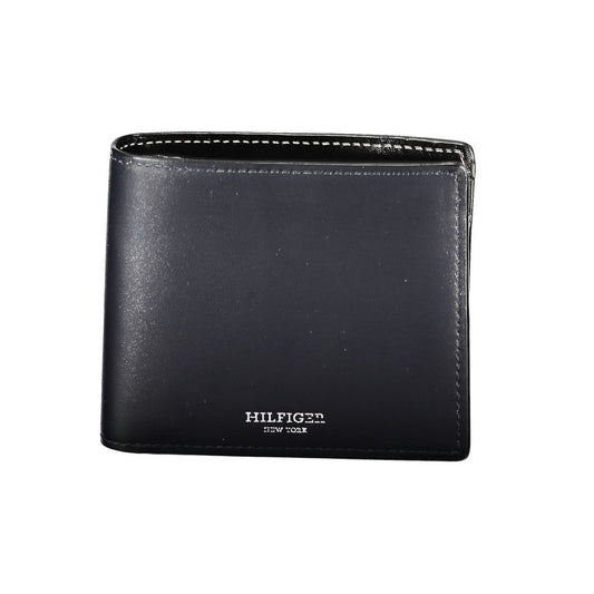 Tommy Hilfiger Blue Leather Men Wallet - ClickThatClicks 