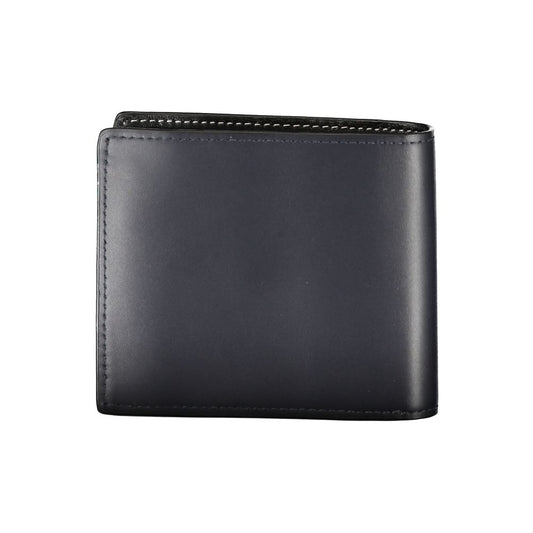 Tommy Hilfiger Blue Leather Men Wallet - ClickThatClicks 