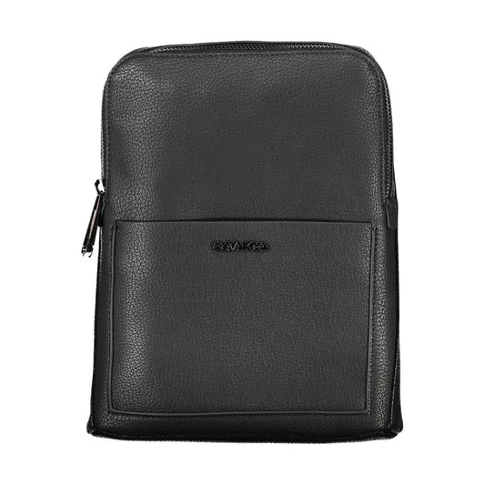 Calvin Klein Black Polyurethane Men's Shoulder Bag - ClickThatClicks 