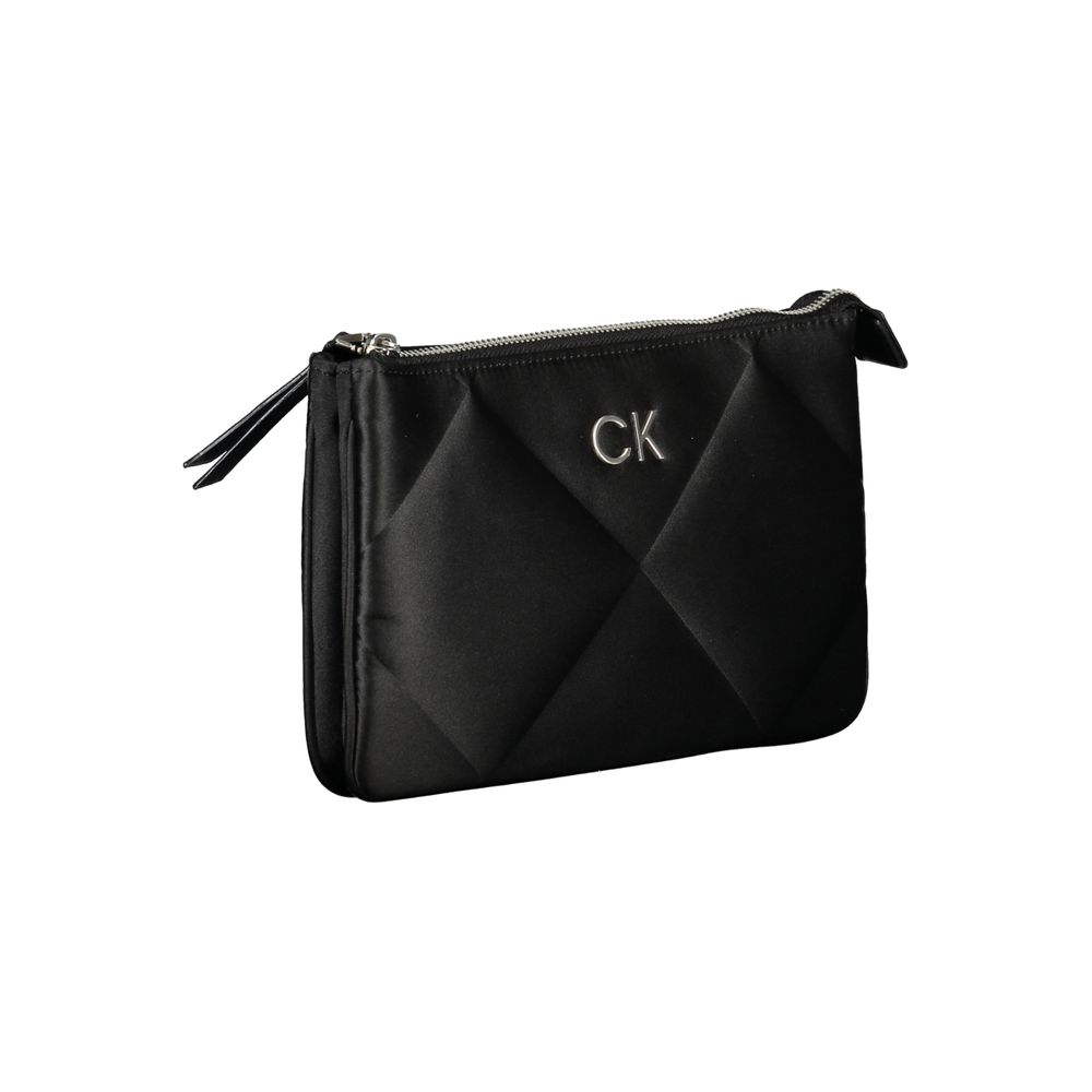 Calvin Klein Black Polyester Women Shoulder Bag - ClickThatClicks 