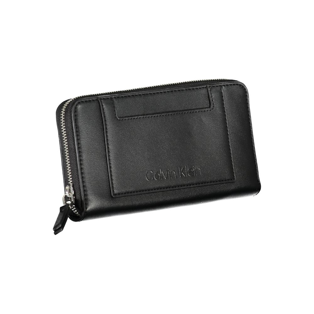 Calvin Klein Black Polyester Women Wallet - ClickThatClicks 