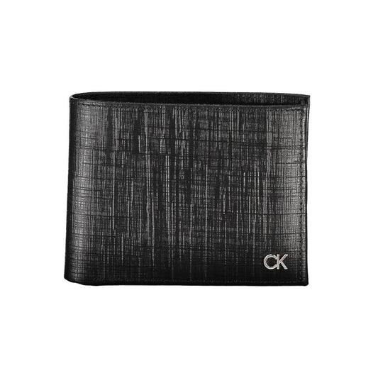Calvin Klein Black Leather Mens Wallet - ClickThatClicks 