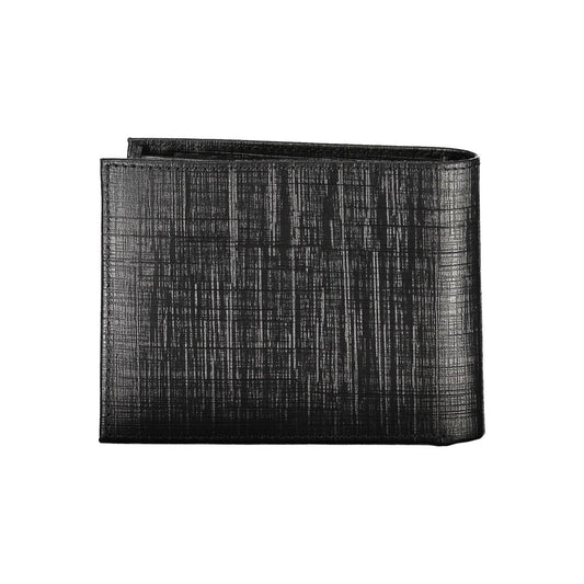 Calvin Klein Black Leather Mens Wallet - ClickThatClicks 