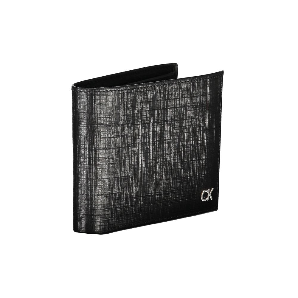 Calvin Klein Black Leather Mens Wallet - ClickThatClicks 