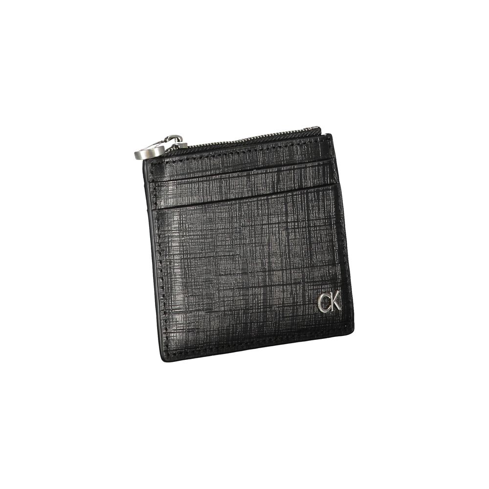 Calvin Klein Nero Leather Men Cardholder - ClickThatClicks 
