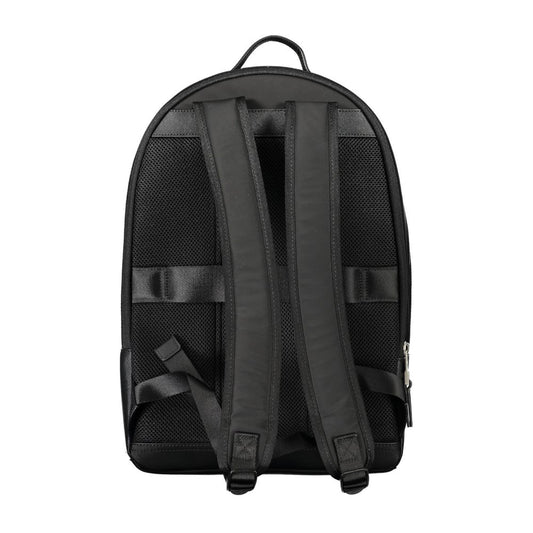 Tommy Hilfiger Black Polyester Men Backpack - ClickThatClicks 