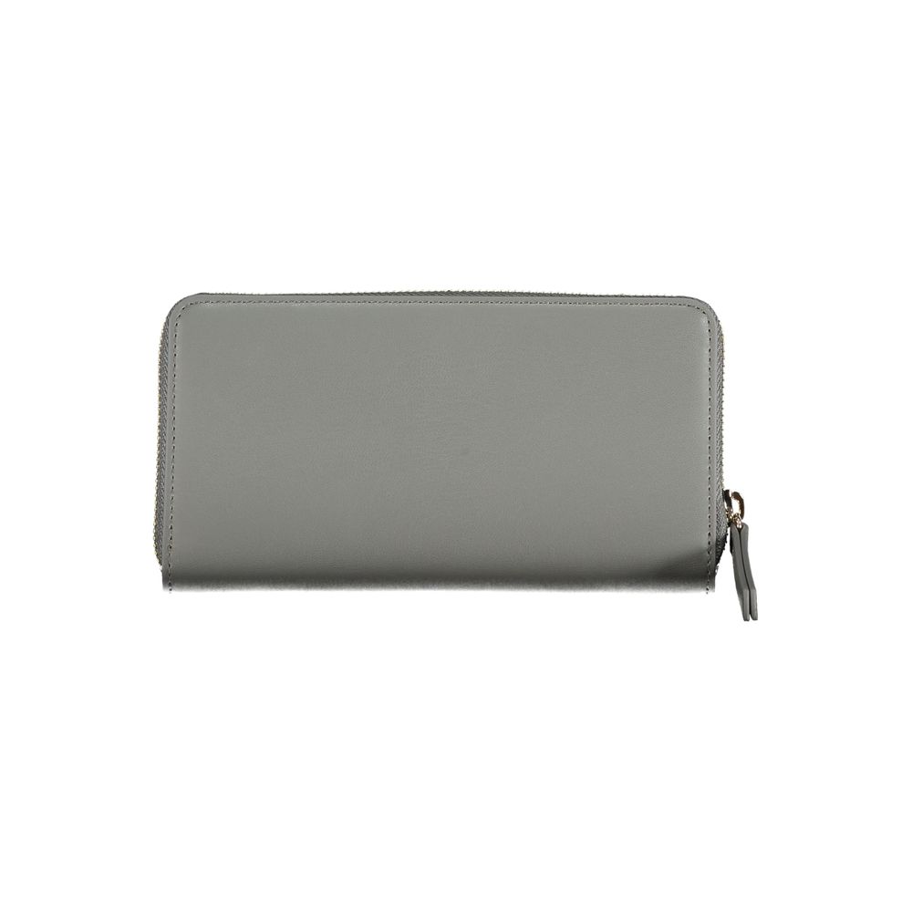 Tommy Hilfiger Grigio Poliuretano Women Wallet - ClickThatClicks 