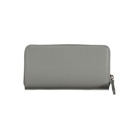Tommy Hilfiger Grigio Poliuretano Women Wallet - ClickThatClicks 