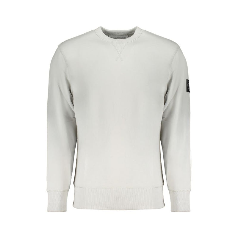 Calvin Klein Gray Cotton Men Sweater