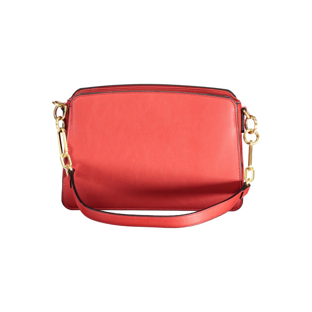 Mario Valentino Rosso Polyurethane Women Handbag - ClickThatClicks 